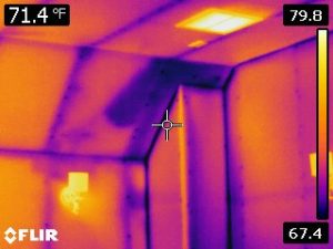 Thermographic Imaging of Missing Insulation